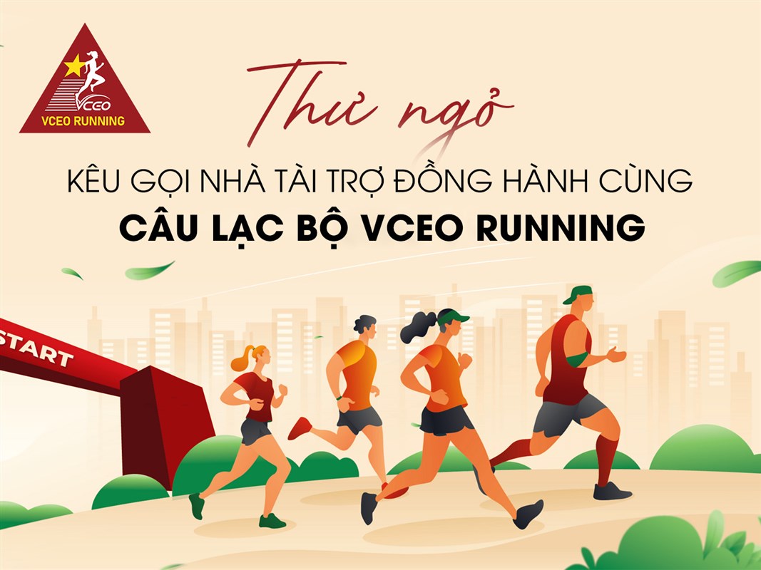 Thư ngỏ kêu gọi Nhà tài trợ đồng hành cùng Câu lạc bộ Nghiện Chạy Bộ