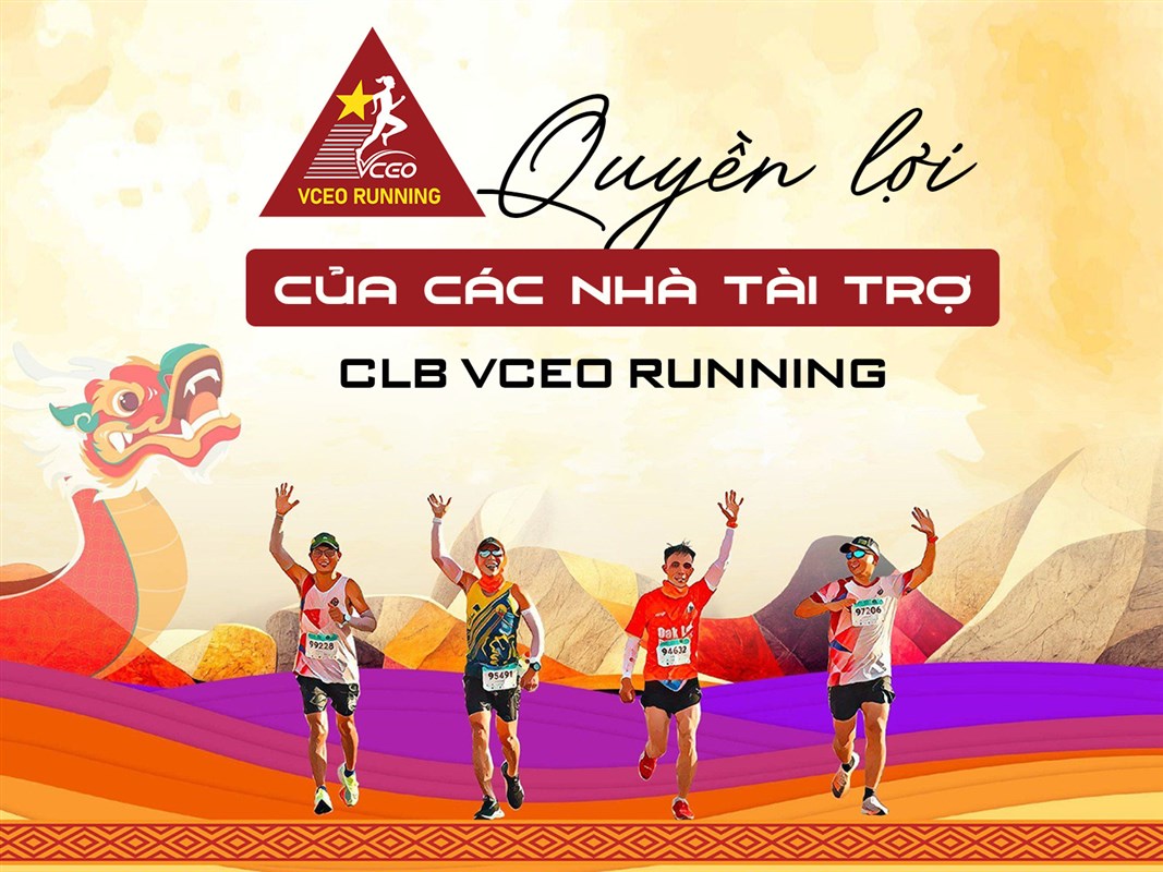 Quyền lợi của các nhà tài trợ cho CLB VCEO Running 2024